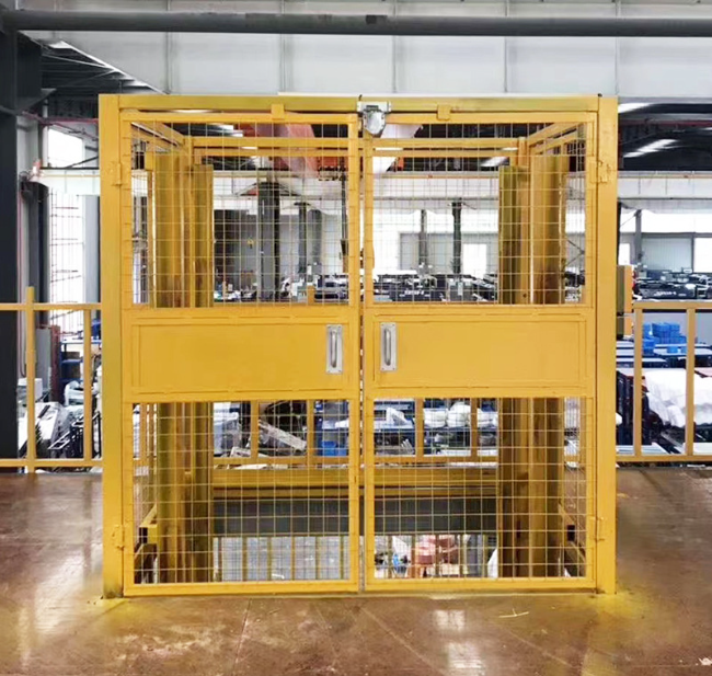 罗源智能导轨式升降机亮相